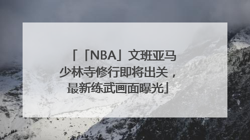 「NBA」文班亚马少林寺修行即将出关，最新练武画面曝光