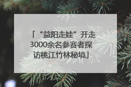 “益阳走娃”开走 3000余名参赛者探访桃江竹林秘境
