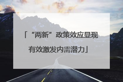“两新”政策效应显现 有效激发内需潜力