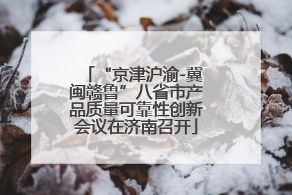 “京津沪渝-冀闽赣鲁”八省市产品质量可靠性创新会议在济南召开