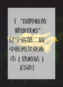 “国粹岐黄 健康铁岭”辽宁省第二届中医药文化夜市（铁岭站）启动
