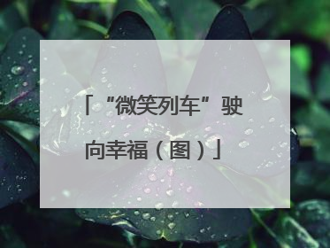 “微笑列车”驶向幸福（图）