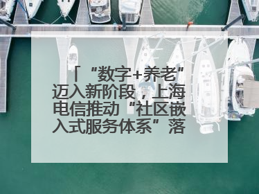 “数字+养老”迈入新阶段，上海电信推动“社区嵌入式服务体系”落地见效