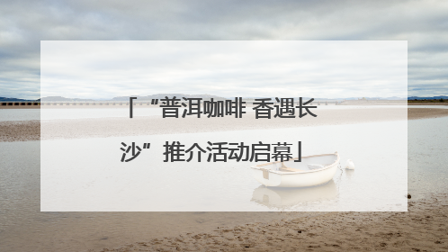 “普洱咖啡 香遇长沙”推介活动启幕