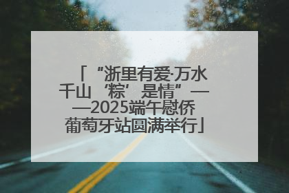 “浙里有爱·万水千山‘粽’是情”——2025端午慰侨葡萄牙站圆满举行