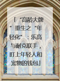 “高龄大牌”重生之“年轻化”：乐高与耐克联手，盯上年轻人和宠物的钱包