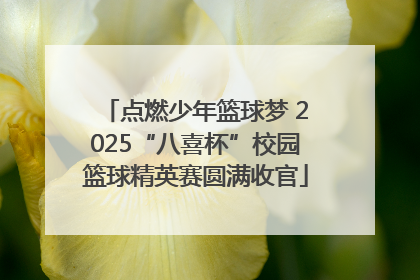 点燃少年篮球梦 2025“八喜杯”校园篮球精英赛圆满收官
