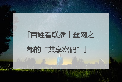 百姓看联播丨丝网之都的“共享密码”