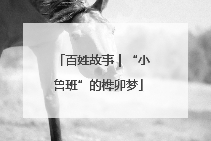 百姓故事｜“小鲁班”的榫卯梦