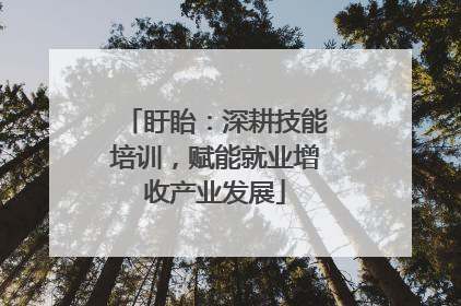 盱眙：深耕技能培训，赋能就业增收产业发展