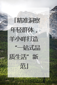 精准洞察年轻群体，羊小咩打造“一站式品质生活”新范