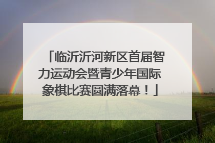临沂沂河新区首届智力运动会暨青少年国际象棋比赛圆满落幕！