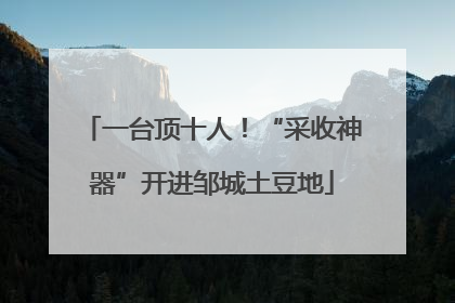 一台顶十人！“采收神器”开进邹城土豆地