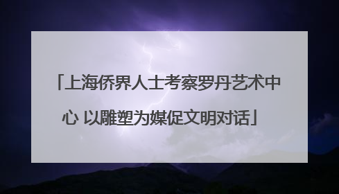 上海侨界人士考察罗丹艺术中心 以雕塑为媒促文明对话
