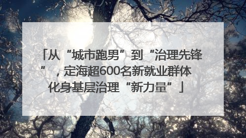 从“城市跑男”到“治理先锋”，定海超600名新就业群体化身基层治理“新力量”