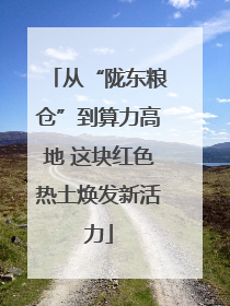 从“陇东粮仓”到算力高地 这块红色热土焕发新活力