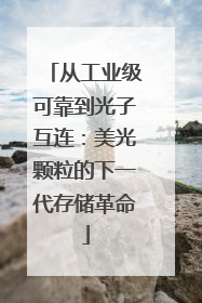 从工业级可靠到光子互连：美光颗粒的下一代存储革命
