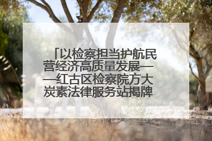 以检察担当护航民营经济高质量发展——红古区检察院方大炭素法律服务站揭牌彰显法治护航深度