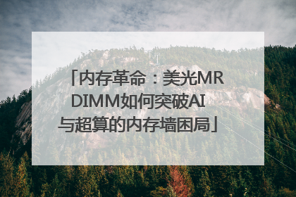 内存革命：美光MRDIMM如何突破AI与超算的内存墙困局