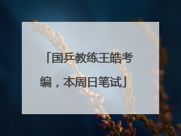 国乒教练王皓考编，本周日笔试