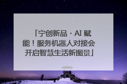 宁创新品・AI 赋能！服务机器人对接会开启智慧生活新图景