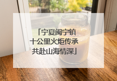宁夏闽宁镇 十公里火炬传承共赴山海情深