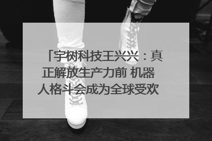 宇树科技王兴兴：真正解放生产力前 机器人格斗会成为全球受欢迎的赛事｜科技观察