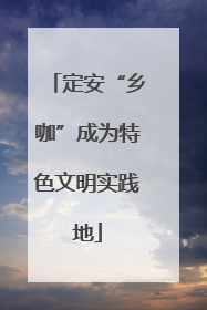 定安“乡咖”成为特色文明实践地