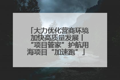 大力优化营商环境 加快高质量发展丨“项目管家”护航用海项目“加速跑”