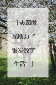 志愿微光助力“银发数字生活”