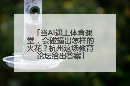 当AI遇上体育课堂，会碰撞出怎样的火花？杭州这场教育论坛给出答案