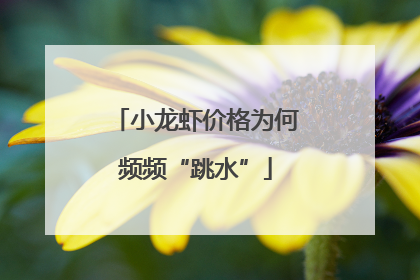 小龙虾价格为何频频“跳水”