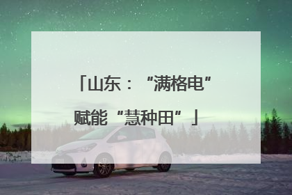 山东：“满格电”赋能“慧种田”