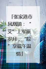 张家港市凤凰镇：“艾”上军旅岁月，“粽”享端午温情