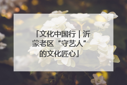 文化中国行｜沂蒙老区“守艺人”的文化匠心