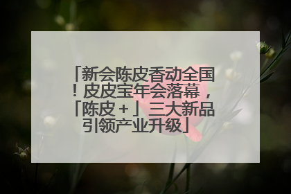 新会陈皮香动全国！皮皮宝年会落幕，「陈皮＋」三大新品引领产业升级