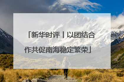 新华时评丨以团结合作共促南海稳定繁荣