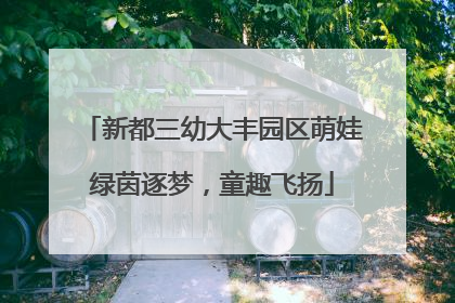 新都三幼大丰园区萌娃绿茵逐梦，童趣飞扬