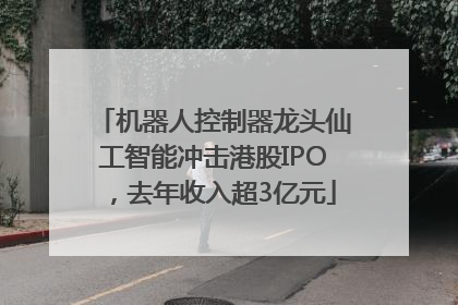 机器人控制器龙头仙工智能冲击港股IPO，去年收入超3亿元
