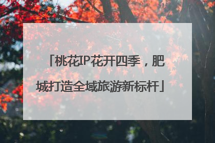 桃花IP花开四季，肥城打造全域旅游新标杆