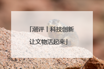 潮评丨科技创新让文物活起来