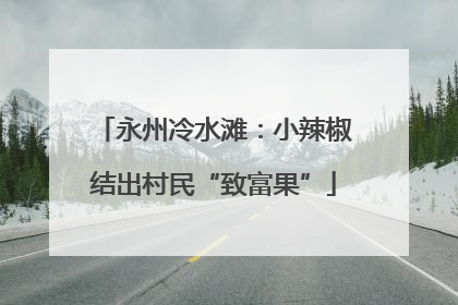 永州冷水滩：小辣椒结出村民“致富果”