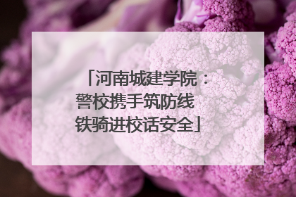 河南城建学院：警校携手筑防线 铁骑进校话安全