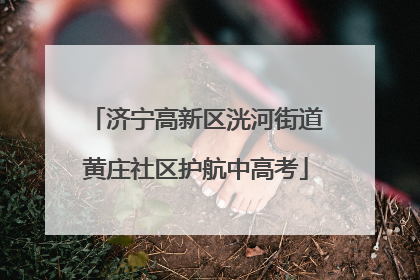 济宁高新区洸河街道黄庄社区护航中高考