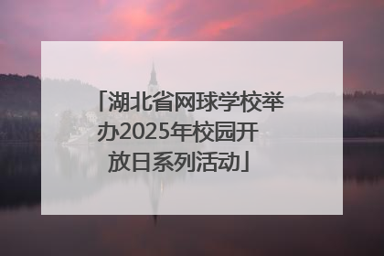 湖北省网球学校举办2025年校园开放日系列活动