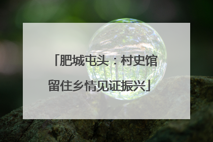 肥城屯头：村史馆留住乡情见证振兴
