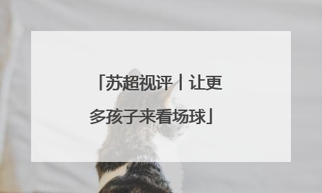 苏超视评︱让更多孩子来看场球
