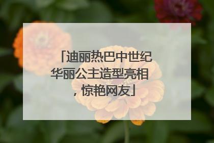 迪丽热巴中世纪华丽公主造型亮相，惊艳网友