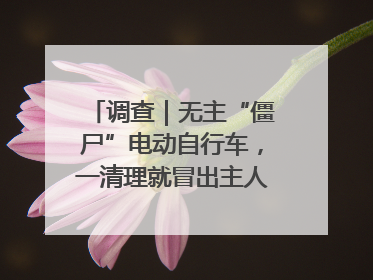 调查｜无主“僵尸”电动自行车，一清理就冒出主人？能清走吗