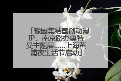 豫园集结国创动漫IP、南京路办奥特曼主题展……上海黄浦夜生活节启动